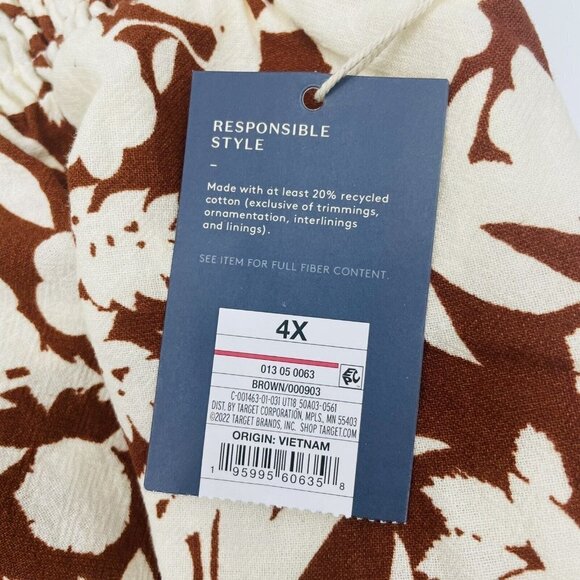 Universal Thread Women's Plus Size 4X High-Rise Tiered Midi A-Line Skirt $28 207 - Picture 5 of 7